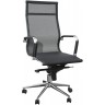 Кресло руководителя RT-01Q (аналог Eames Mesh / Helmut), черная сетка (механизм качания МУЛЬТИБЛОК)