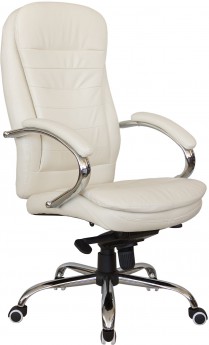 Кресло руководителя RIVA CHAIR RCH 9024, бежевая экокожа
