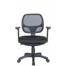 Офисное кресло RIVA CHAIR RCH 8063, черная сетка / ткань