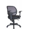 Офисное кресло RIVA CHAIR RCH 8063, черная сетка / ткань