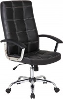 Кресло руководителя RIVA CHAIR RCH 9092-1, черная экокожа
