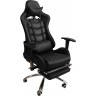 Игровое кресло RT-6001, черная экокожа