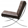 Кресло BARCELONA CHAIR коричневый