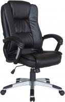 Кресло руководителя RIVA CHAIR RCH 9211, черная экокожа