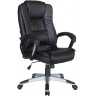 Кресло руководителя RIVA CHAIR RCH 9211, черная экокожа