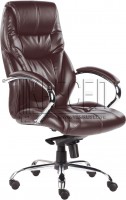 Кресло руководителя EChair-535 MPU, коричневая экокожа