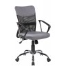 Офисное кресло RIVA CHAIR RCH 8005, серая ткань / черная сетка