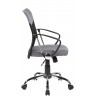 Офисное кресло RIVA CHAIR RCH 8005, серая ткань / черная сетка