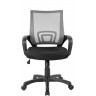 Офисное кресло RIVA CHAIR RCH 8085, серая сетка / черная ткань
