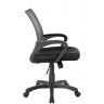 Офисное кресло RIVA CHAIR RCH 8085, серая сетка / черная ткань