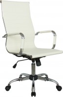 Кресло руководителя RIVA CHAIR RCH 6002-1, светло-бежевая экокожа