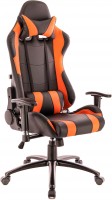 Игровое кресло Everprof Lotus S2, черно-оранжевая экокожа