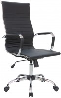 Кресло руководителя RIVA CHAIR RCH 6002-1, черная экокожа