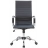 Кресло руководителя RIVA CHAIR RCH 6002-1, черная экокожа