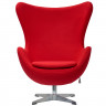 Кресло EGG CHAIR красный кашемир
