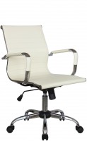 Офисное кресло RIVA CHAIR RCH 6002-2, светло-бежевая экокожа