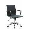 Офисное кресло RIVA CHAIR RCH 6002-2, черная экокожа
