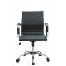 Офисное кресло RIVA CHAIR RCH 6002-2, черная экокожа