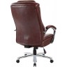 Кресло руководителя RIVA CHAIR RCH 9373, коричневая экокожа с перфорацией / сетчатая ткань, нагрузка до 250 кг