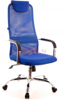 Офисное кресло Everprof EP-708 TM, синяя сетка / ткань
