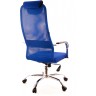 Офисное кресло Everprof EP-708 TM, синяя сетка / ткань