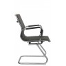 Кресло посетителя RIVA CHAIR RCH 6002-3, черная экокожа