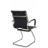 Кресло посетителя RIVA CHAIR RCH 6002-3, черная экокожа
