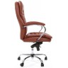 Кресло руководителя EChair-515 ML, коричневая кожа