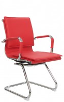 Кресло посетителя RIVA CHAIR RCH 6003-3, красная экокожа