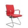 Кресло посетителя RIVA CHAIR RCH 6003-3, красная экокожа