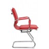 Кресло посетителя RIVA CHAIR RCH 6003-3, красная экокожа