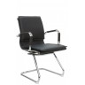 Кресло посетителя RIVA CHAIR RCH 6003-3, черная экокожа