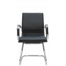 Кресло посетителя RIVA CHAIR RCH 6003-3, черная экокожа