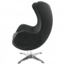 Кресло EGG CHAIR графит, искусственная замша