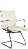 Кресло посетителя RIVA CHAIR RCH 6003-3, светло-бежевая экокожа