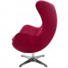 Кресло EGG CHAIR винный, искусственная замша