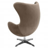 Кресло EGG CHAIR латте, искусственная замша