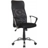 Кресло руководителя RIVA CHAIR RCH 8074, черная сетка + экокожа / ткань