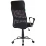Кресло руководителя RIVA CHAIR RCH 8074, черная сетка + экокожа / ткань