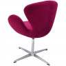Кресло SWAN CHAIR винный, искусственная замша