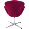 Кресло SWAN CHAIR винный, искусственная замша