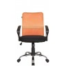 Офисное кресло RIVA CHAIR RCH 8075, оранжевая сетка / черная ткань