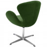 Кресло SWAN CHAIR зеленый, искусственная замша