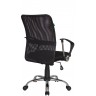 Офисное кресло RIVA CHAIR RCH 8075, черная сетка / ткань