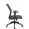 Офисное кресло RIVA CHAIR RCH 668, серая сетка / ткань