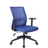 Офисное кресло RIVA CHAIR RCH 668, синяя сетка / ткань