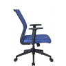 Офисное кресло RIVA CHAIR RCH 668, синяя сетка / ткань