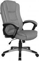 Кресло руководителя RIVA CHAIR RCH 9211, светло-серая экокожа