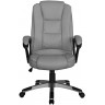 Кресло руководителя RIVA CHAIR RCH 9211, светло-серая экокожа