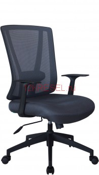 Офисное кресло RIVA CHAIR RCH 789, серая сетка / ткань